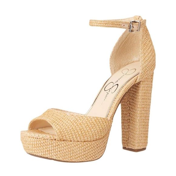 Jessica Simpson Shoes - Jessica Simpson Pisila Platform sandal Natural Sz 10